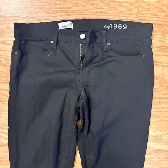 GAP 1969 Women's Black Legging Jeans Size 29 L - Picture 4 of 12